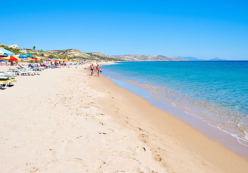 Kos bästa stränder. Markos beach.