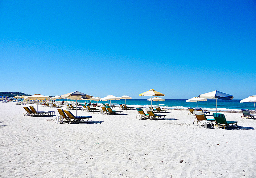 Sandstranden i Mastichari på Kos.