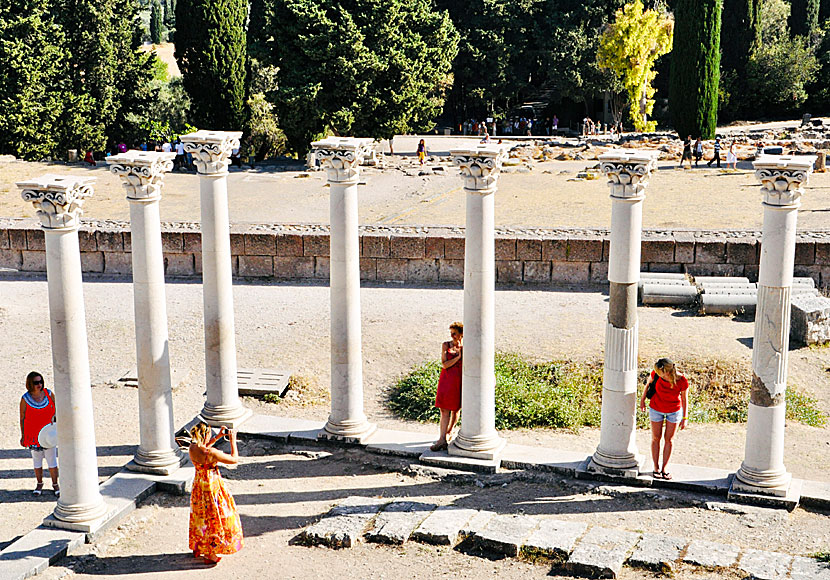 Temple of Apollon i Asklepion på Kos.