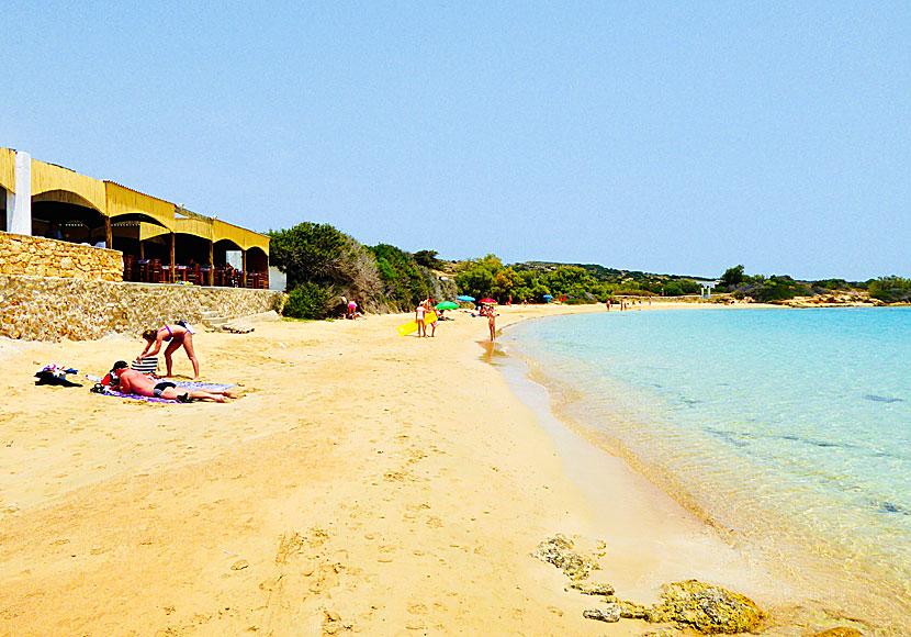 Finikas beach på Koufonissi i Småkykladerna.