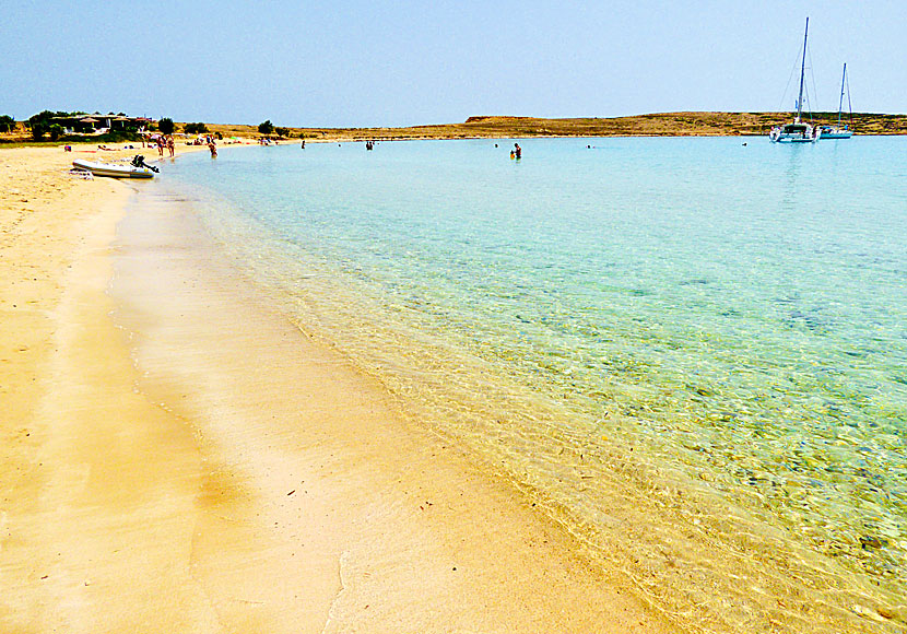 Nudiststranden Pori beach på Koufonissi.