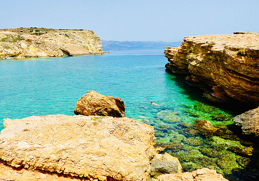 Xylobatis Caves vid Pori beach på Koufonissi passar dig som gillar att snorkla. 