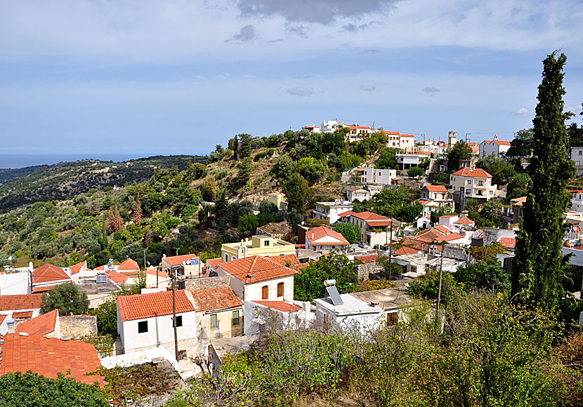 Den fina byn Argiroupolis på Kreta.