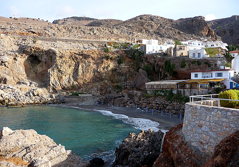 Chora Sfakion.  Taverna The Three Brothers. Kreta.