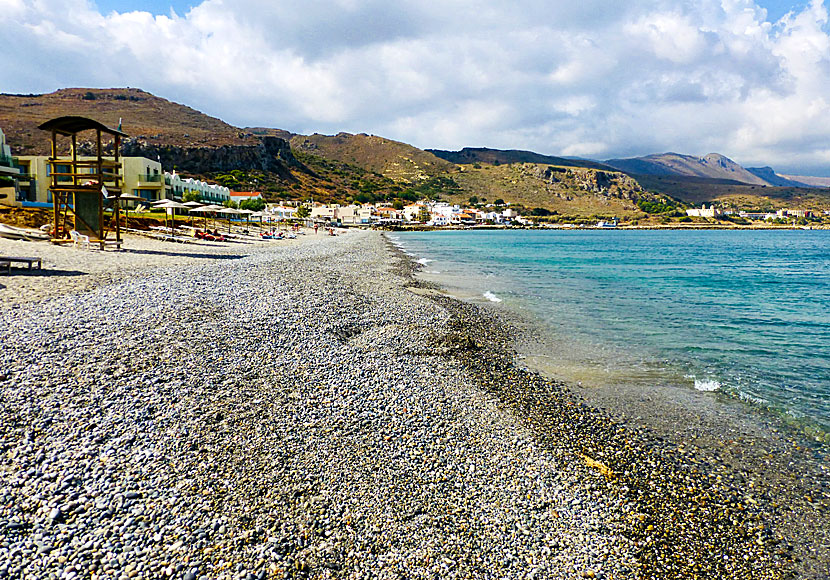 Kolymbari beach på Kreta.