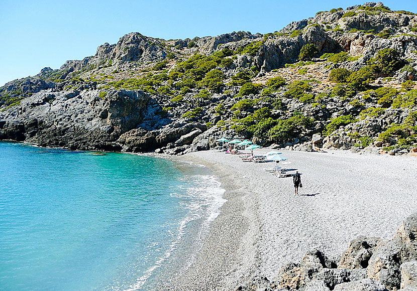 Missa inte Krios beach när du reser till Paleochora på södra Kreta.