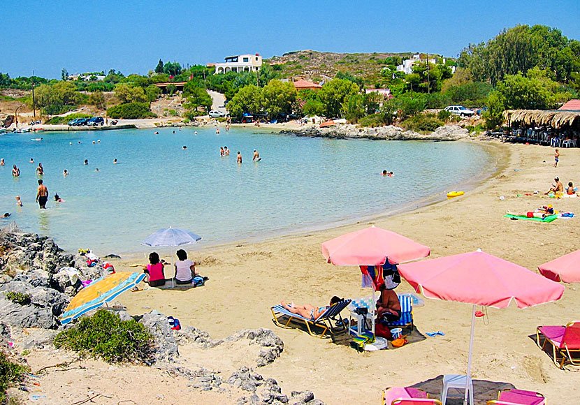 Tersanas beach på Akrotirihalvön öster om Chania. 