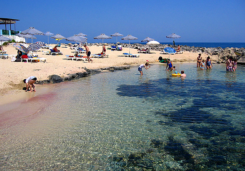 Lilla Stavros och Thanasis Taverna på Akrotirihalvön på Kreta.