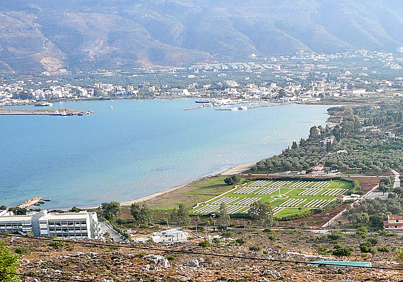 De allierades kyrkogård i Souda öster om Chania på Kreta.
