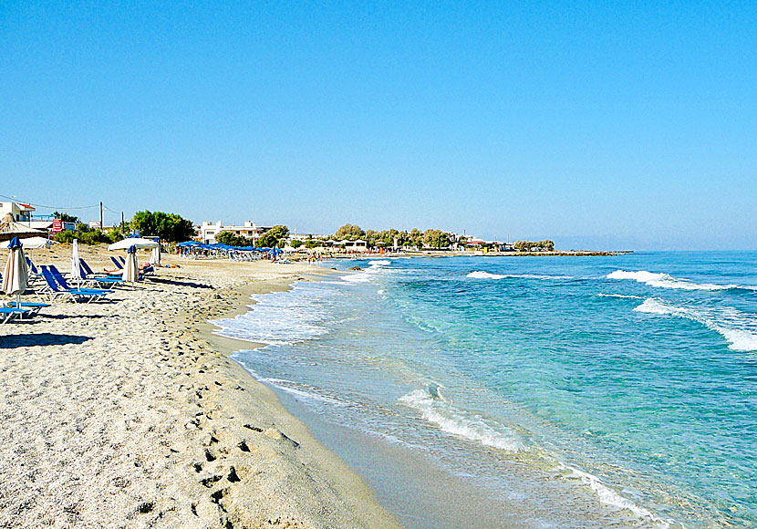 Närmsta strand från Heraklion är stranden i Analipsi. 