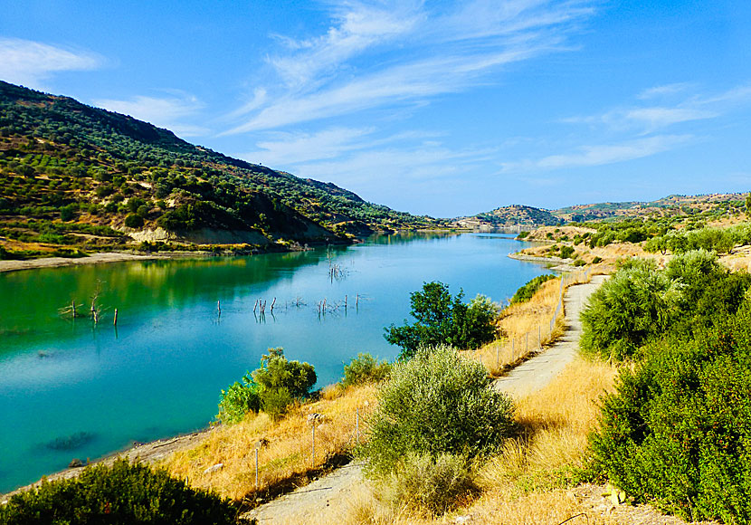 Faneromeni Lake söder om Zaros på Kreta