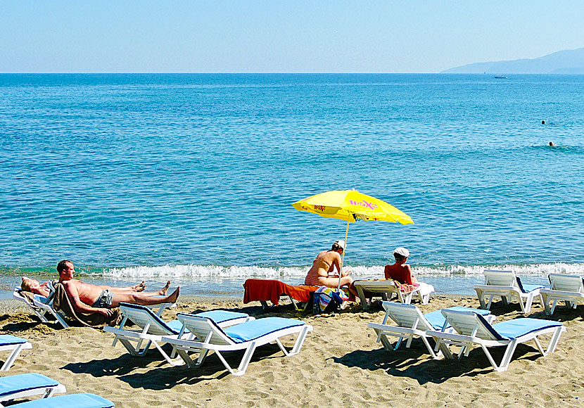 Stranden i Hersonissos.