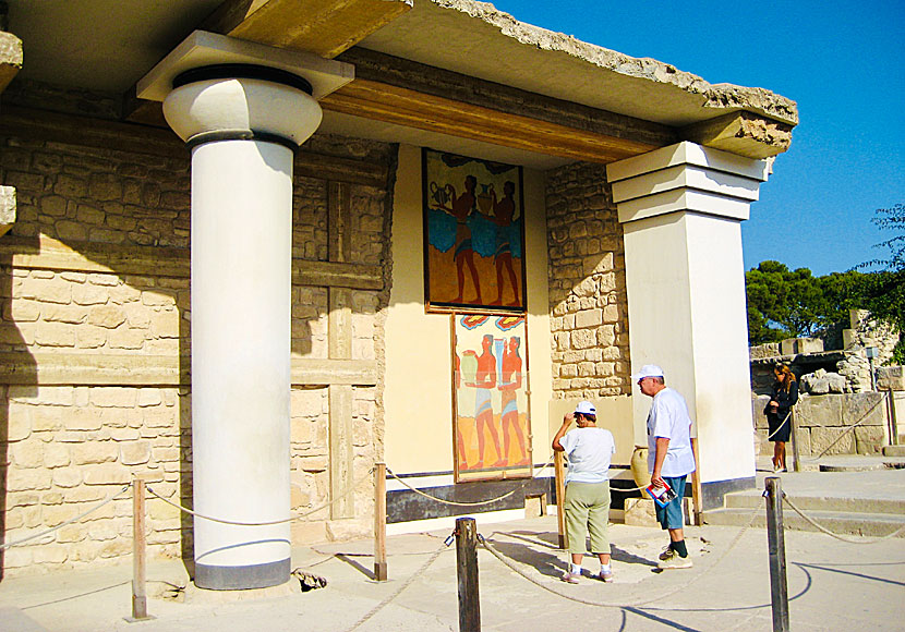 Missa inte det minoiska palatset Knossos när du reser till Heraklion på Kreta.