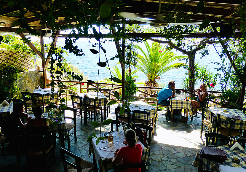 Taverna El Greco i Lendas på Kreta.