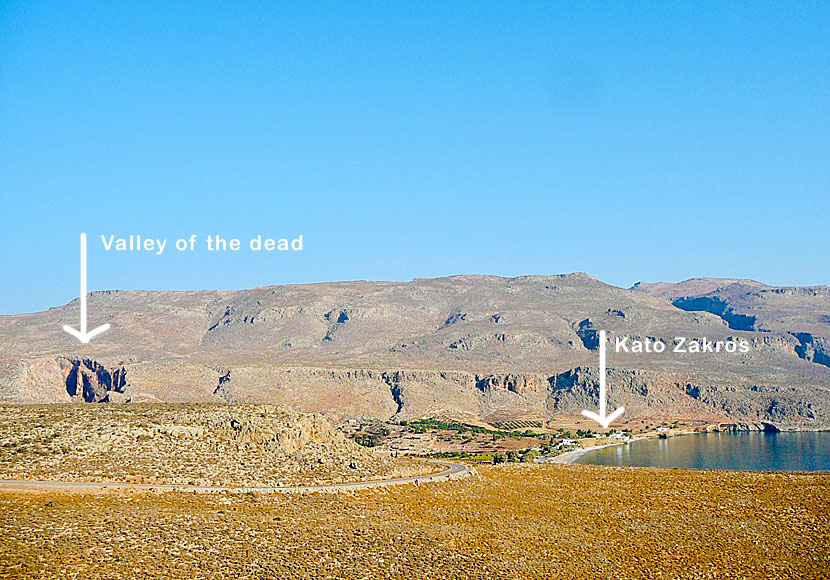 Missa att vandra i Valley of the Dead när du reser till Kato Zakros på östra Kreta.