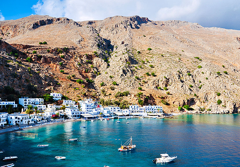 Vandra mellan Loutro och Sweetwater beach på södra Kreta.