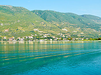 Vasiliki beach på Lefkas.  