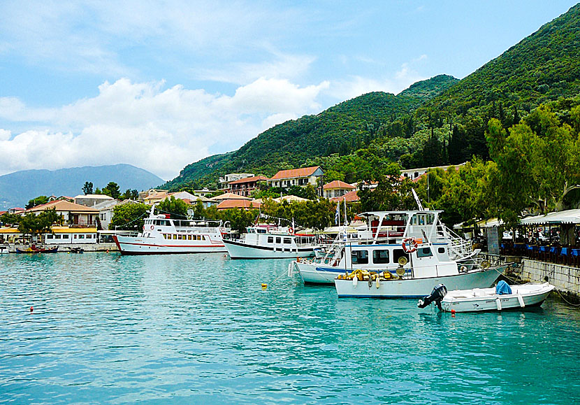 Vasiliki på Lefkas i Grekland.