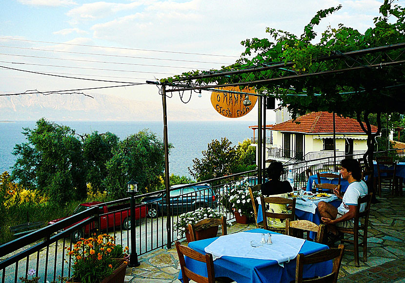 Taverna Minas i Nikiana på Lefkas.