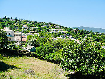 Byn Poros på Lefkas.  