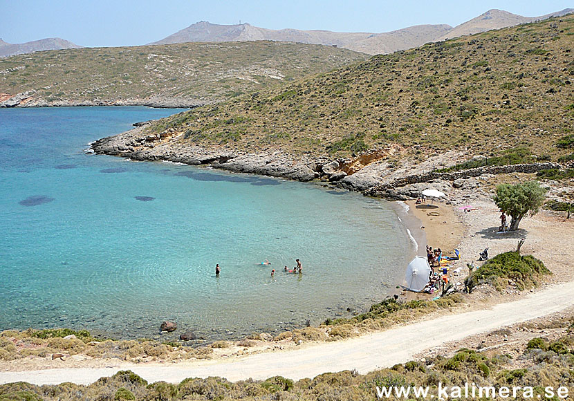 Agia Kioura beach på Leros.