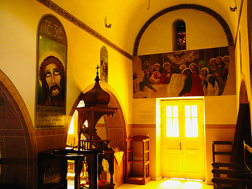 Church of Agia Kioura Matrona på Leros.