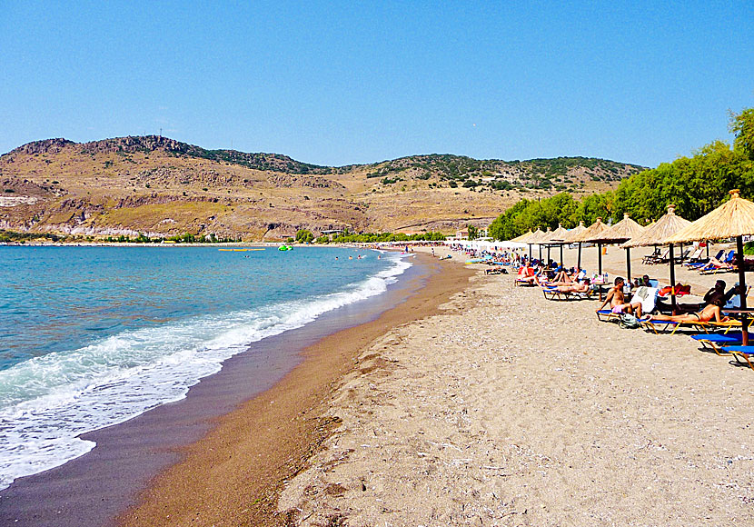 Petra beach.  Lesbos.