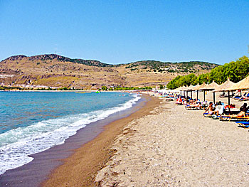 Petra beach på Lesbos.