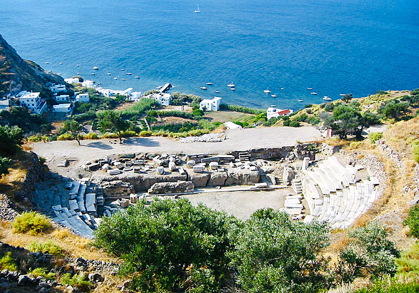 Antiikki teatteri. Klima. Milos. Kreikka