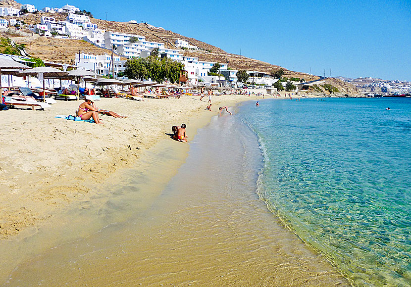 Agios Stefanos beach. Mykonos.