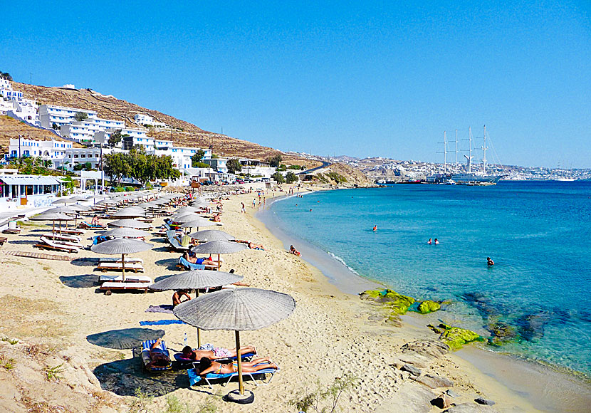 Agios Stefanos beach. Mykonos.