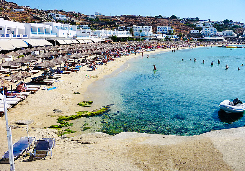 Platis Gialos beach. Mykonos.