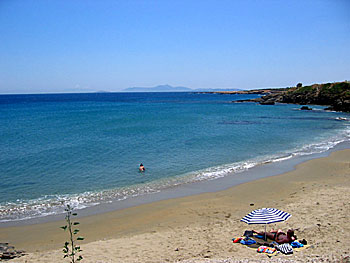 Moutsouna beach på Naxos.