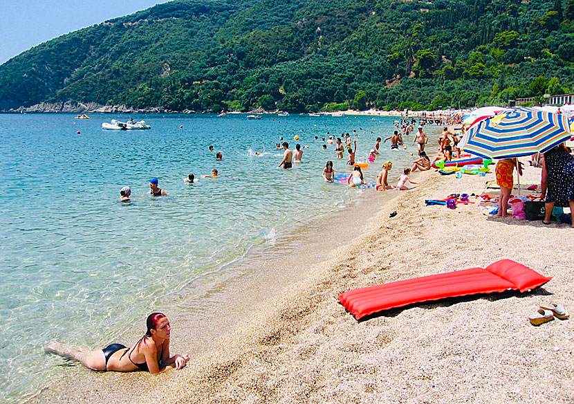 Lichnos beach nära Parga.