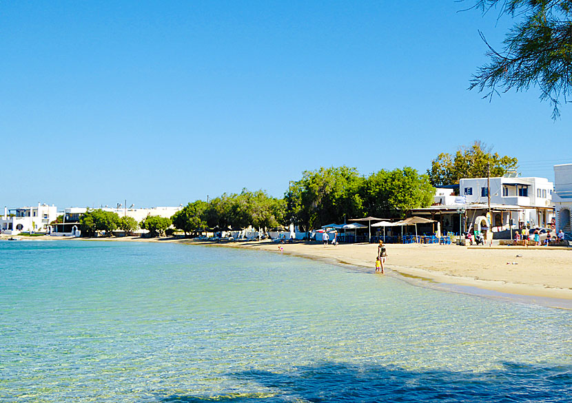 Paros bästa stränder. Aliki beach 2.