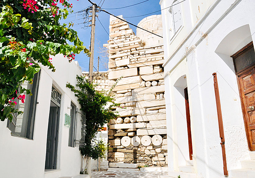 Kastro i Parikia på Paros i Grekland.