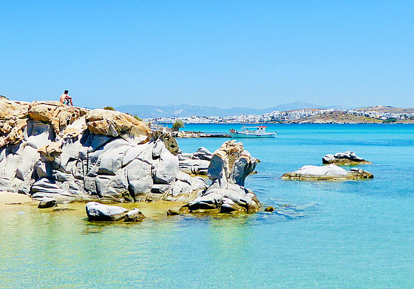 Kolymbithres är den absolut bästa stranden nära Naoussa på Paros. 