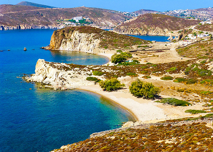 Patmos bästa stränder.  Didymes beach.