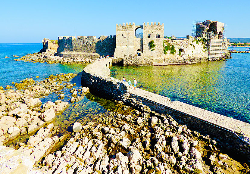 Castle of Methoni på södra Peloponnesos.