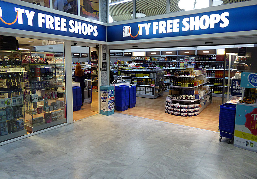 Tax Free på Kalamatas flygplats.