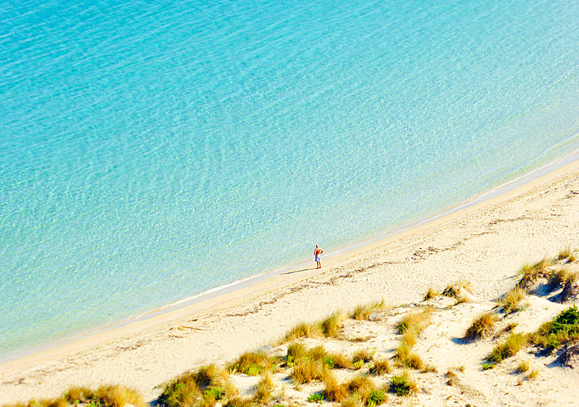 Voidokilia beach. Peloponnese. Greece.