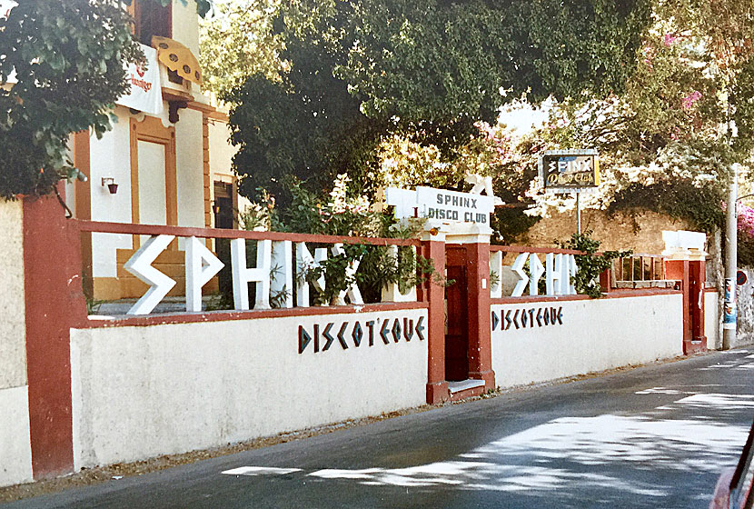 Diskotek Sphinx i Rhodos stad 1979.