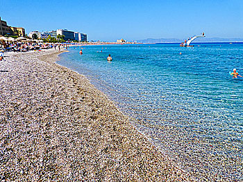 Elli beach på Rhodos.