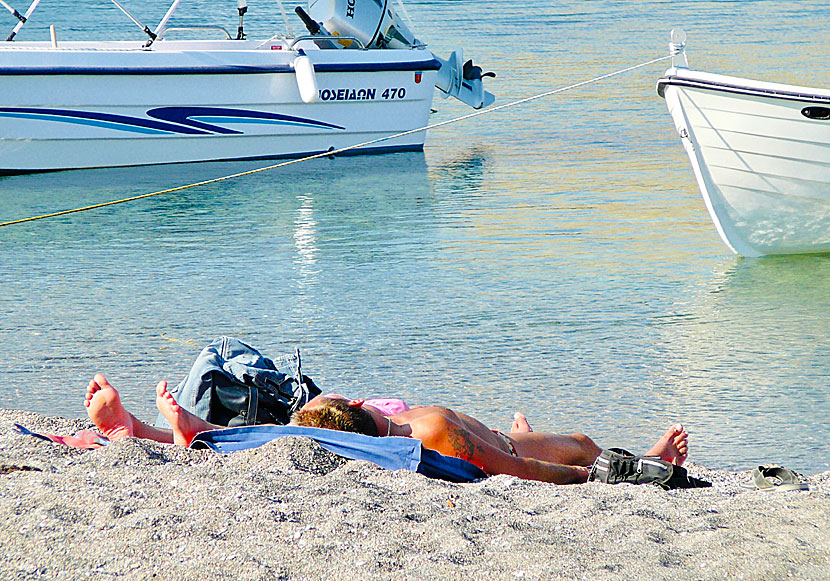 Haraki på Rhodos är en lugn och avslappnad turistort med fin strand, fina hotell och bra restauranger och tavernor. 