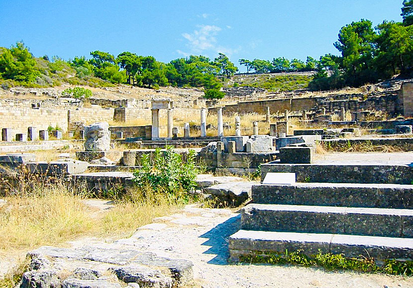 Utgrävningar i Kamiros på Rhodos.