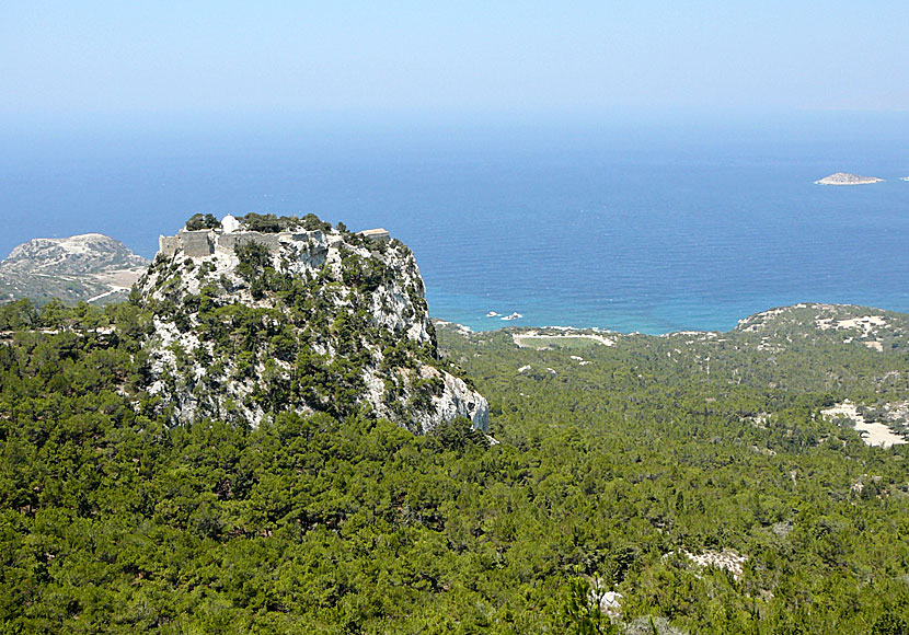 Monolithos Kastro. Vandra på Rhodos.