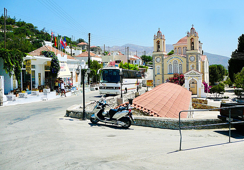 Kyrkan Saint Panteleimon i Siana på Rhodos.