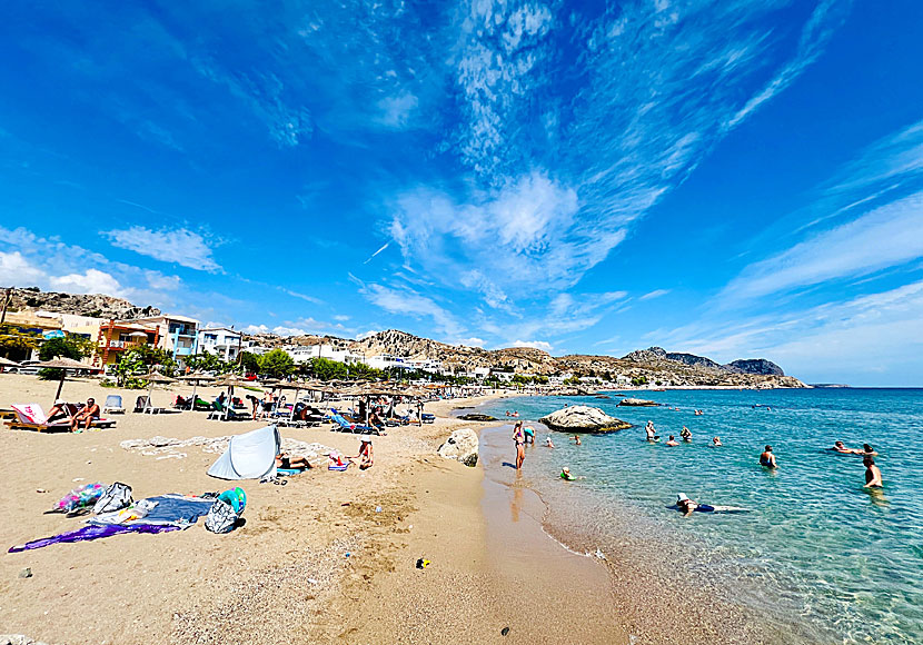 Missa inte mysiga Stegna när du reser till Tsambika beach på Rhodos.