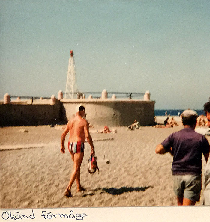 Akvariet mellan Eli beach och Windy beach på Rhodos 1979. 