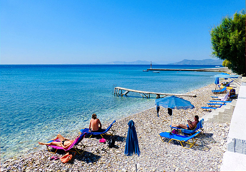 Klapperstensstranden i Balos på Samos.